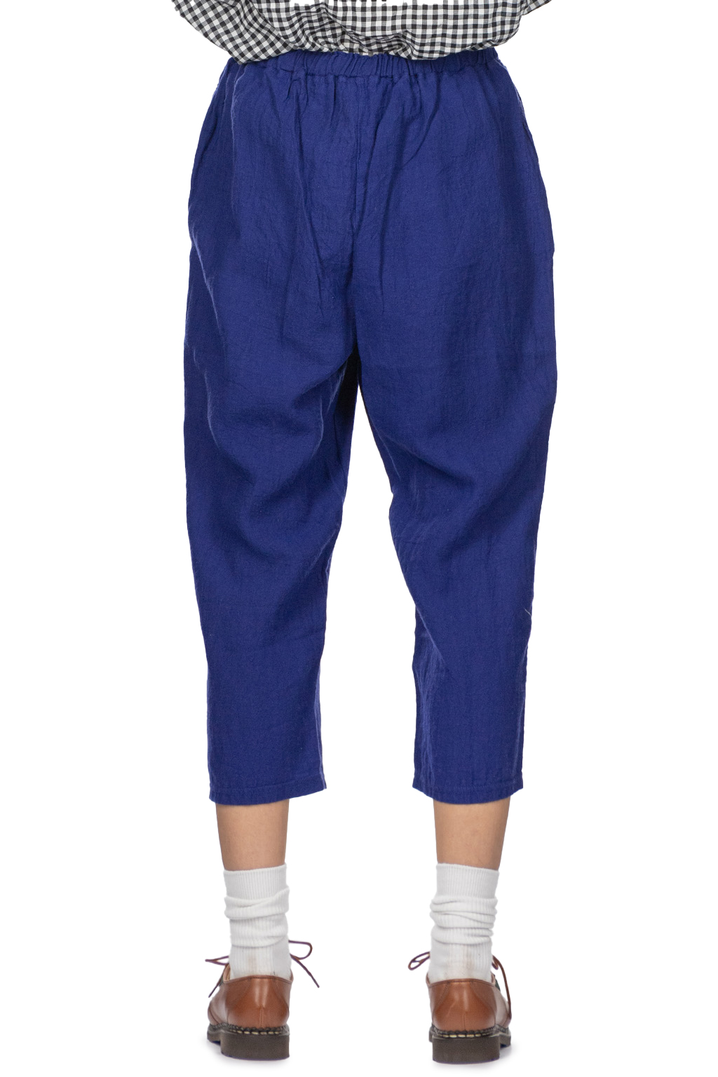 A+koloni - Azumadaki Linen Straight Pants - Indigo