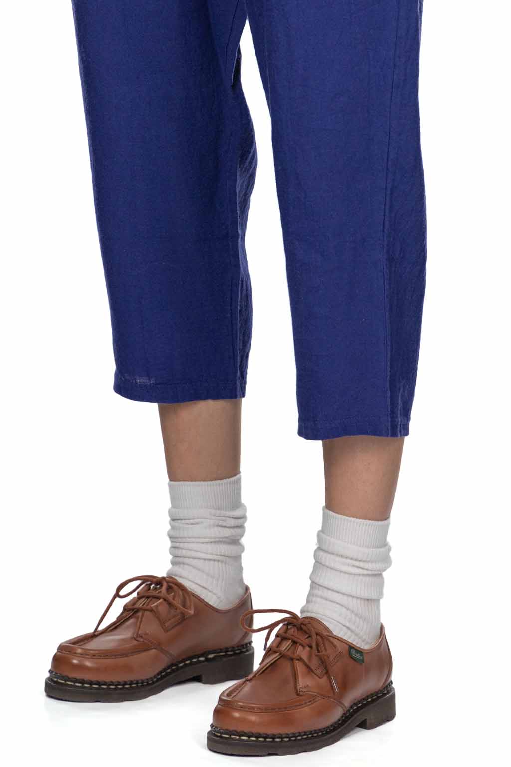 A+koloni - Azumadaki Linen Straight Pants - Indigo