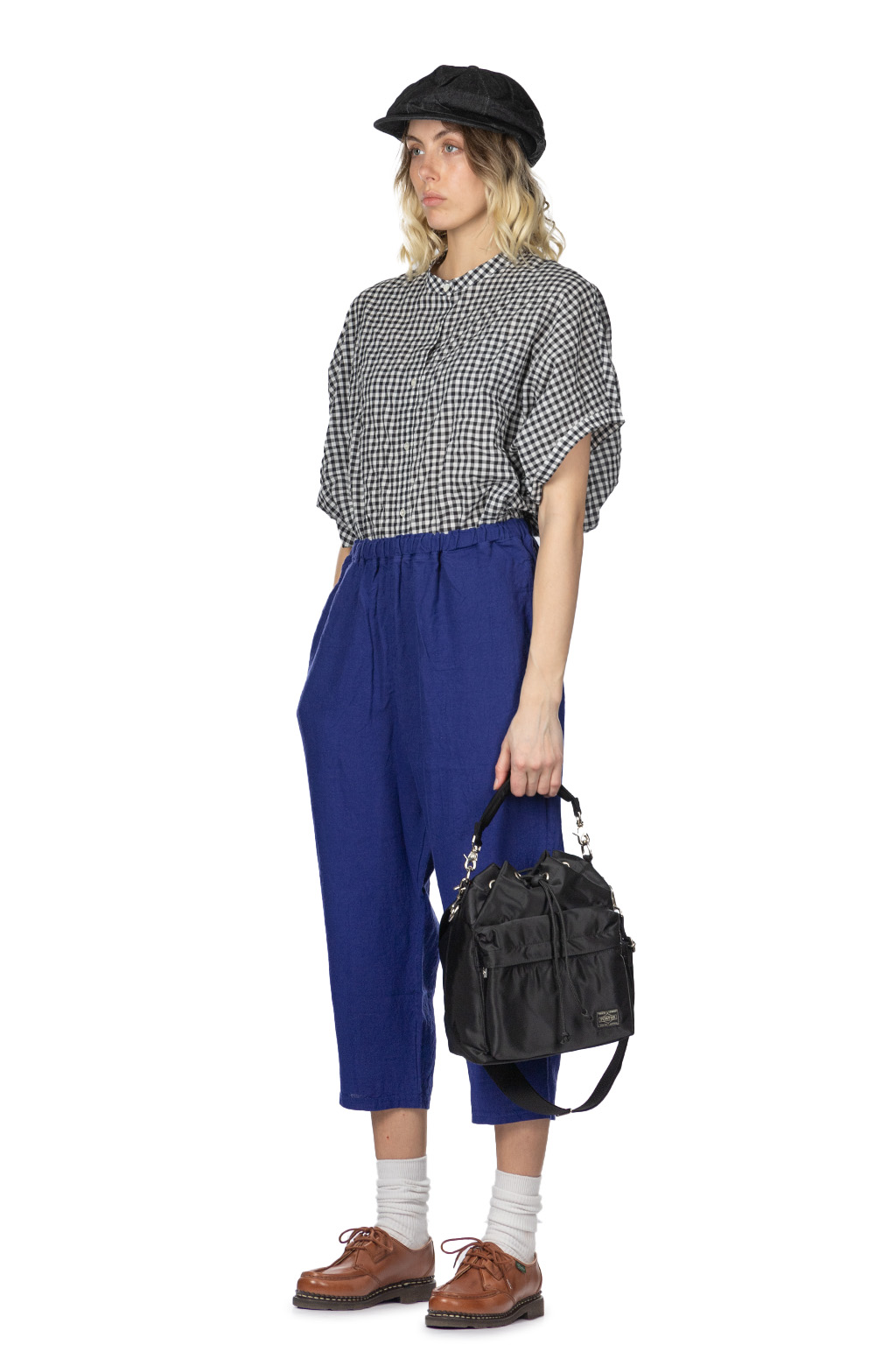 A+koloni - Azumadaki Linen Straight Pants - Indigo