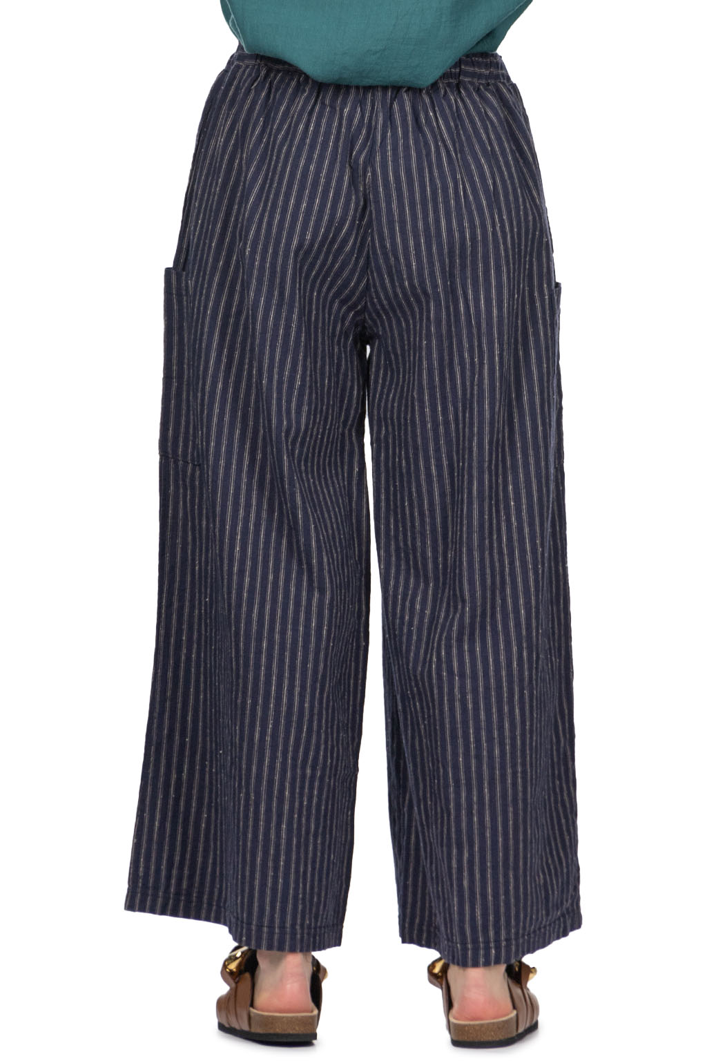 A+koloni - Linen Cotton Stripe Pants