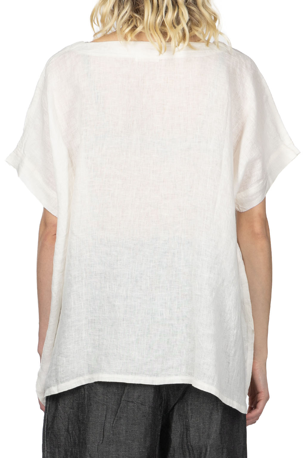 A+koloni - Linen Wide Tunic - Off White