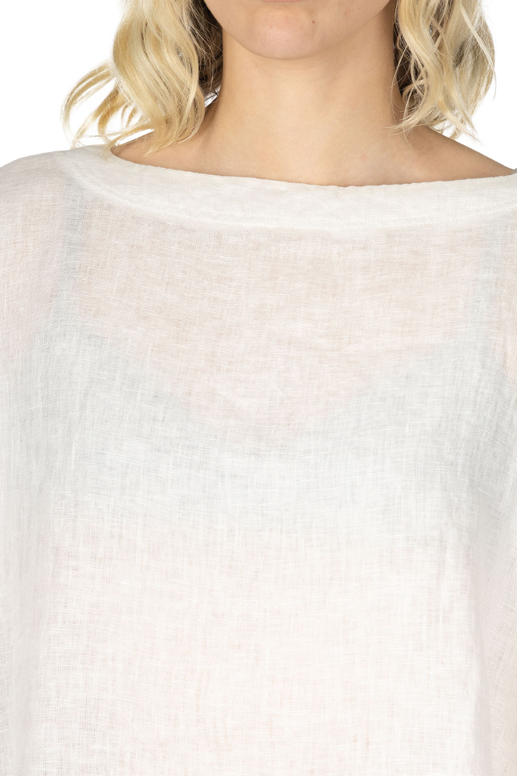 A+koloni - Linen Wide Tunic - Off White