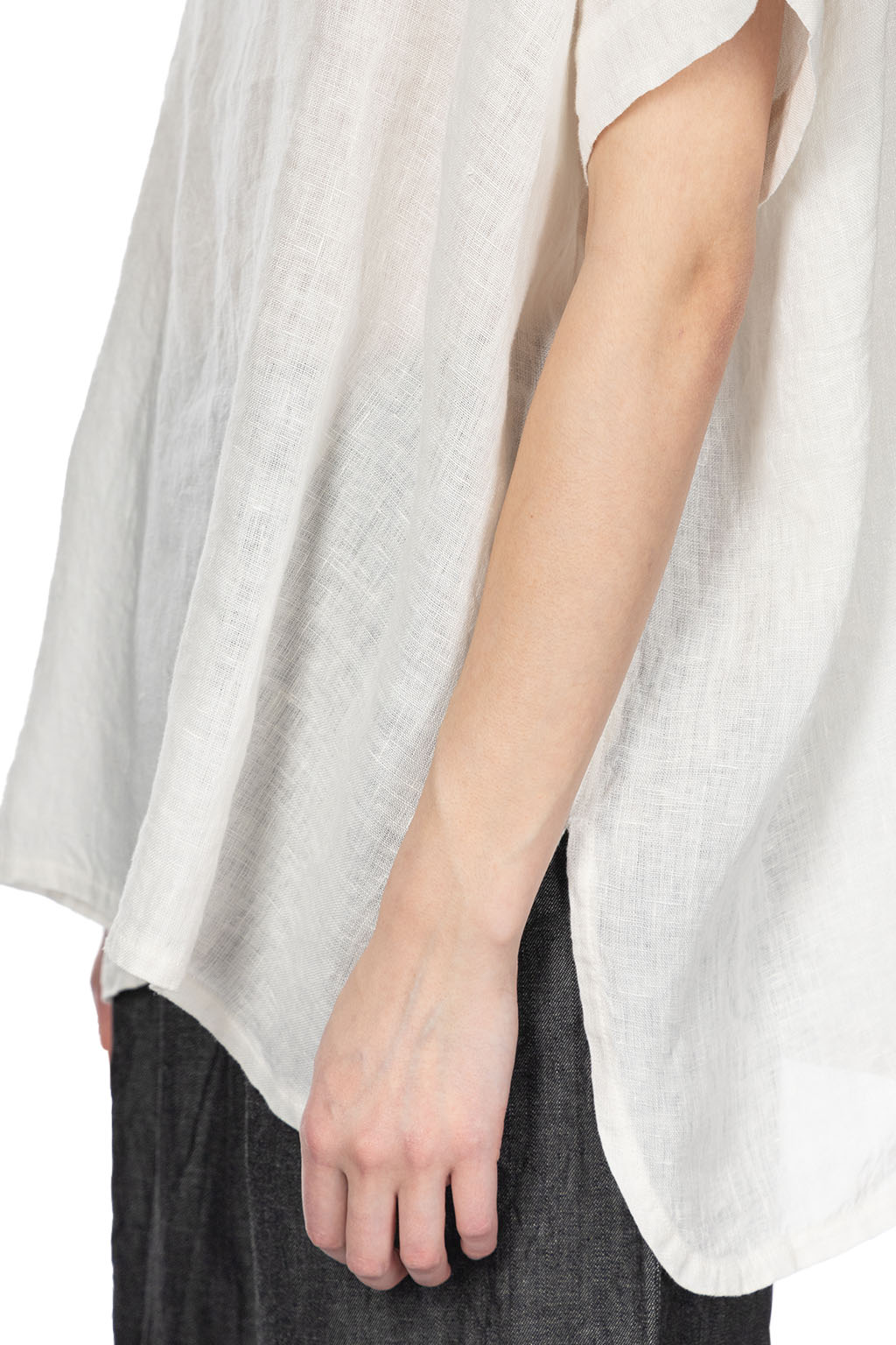 A+koloni - Linen Wide Tunic - Off White