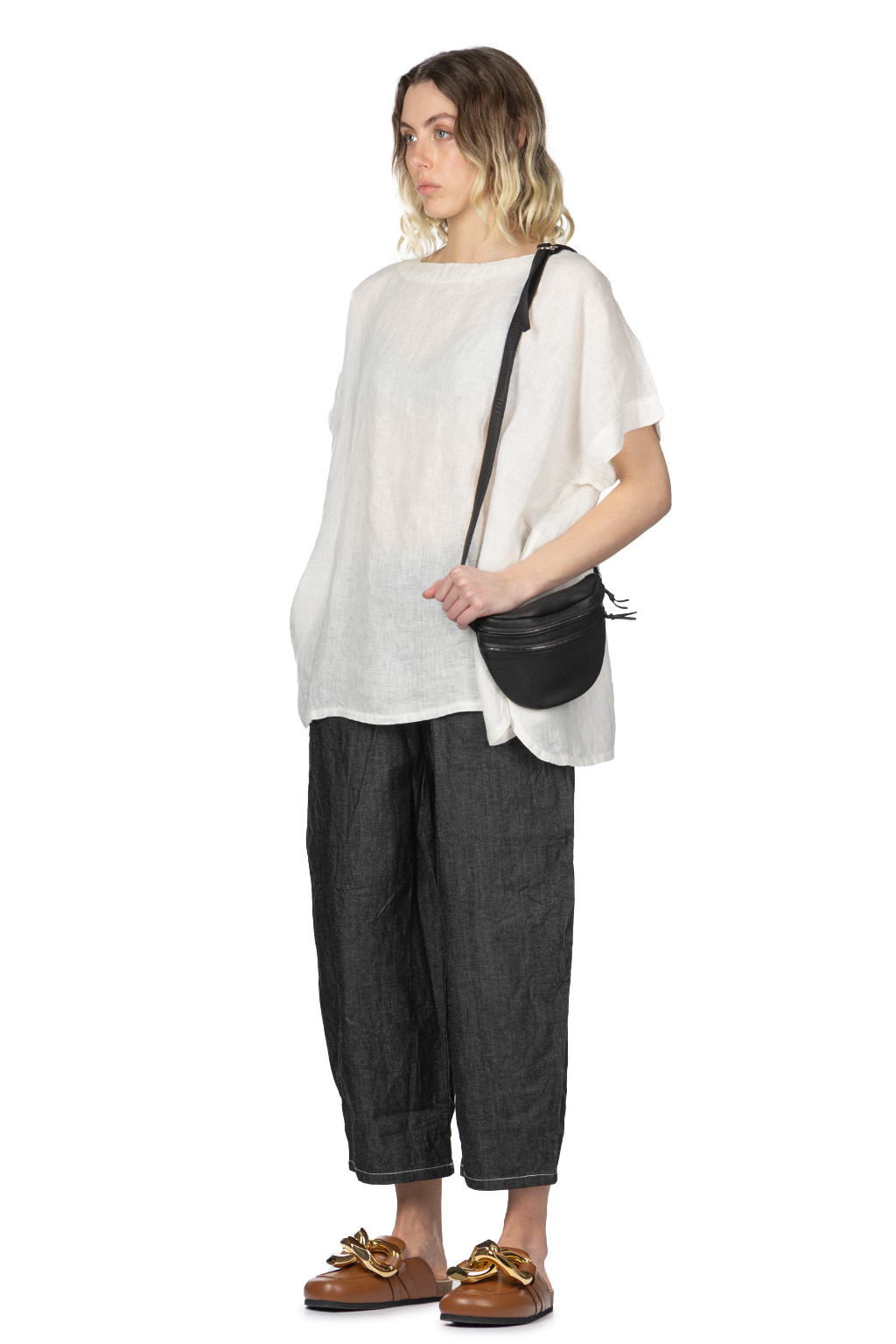 A+koloni - Linen Wide Tunic - Off White