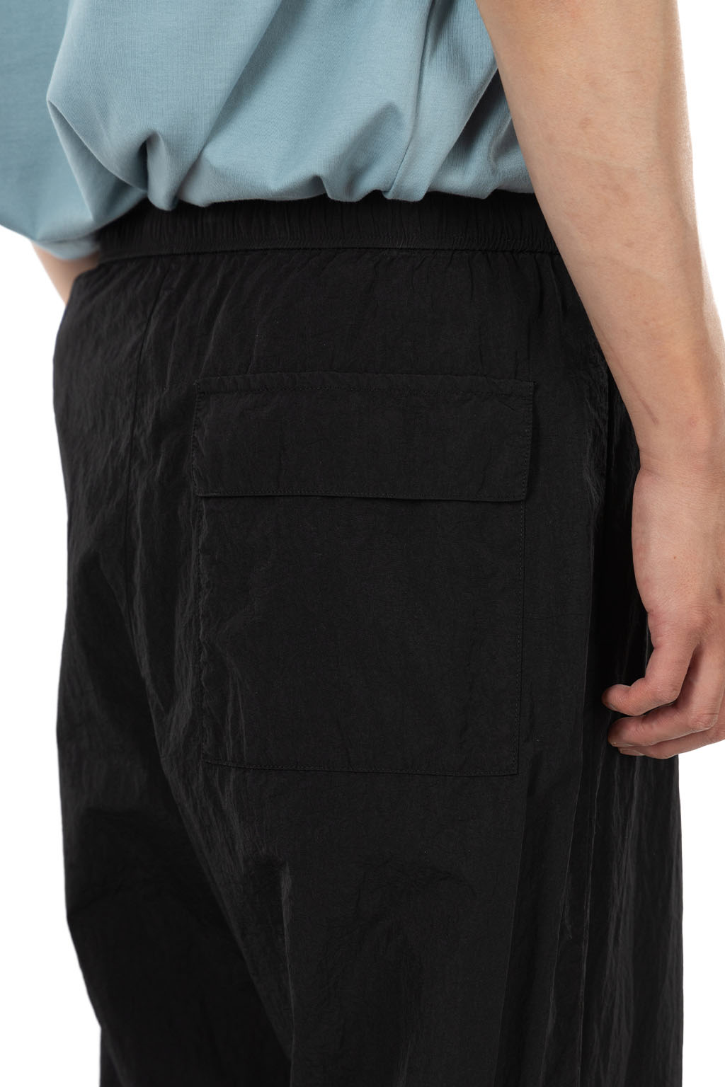 ATON - Utility Pants - Hand Dyed Nylon - Black