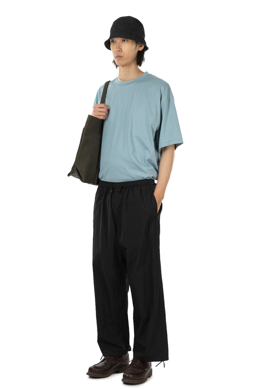 ATON - Utility Pants - Hand Dyed Nylon - Black