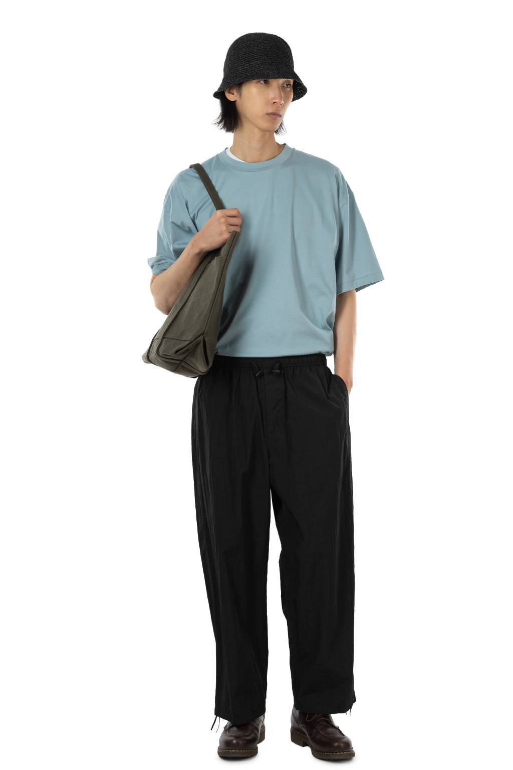ATON - Utility Pants - Hand Dyed Nylon - Black