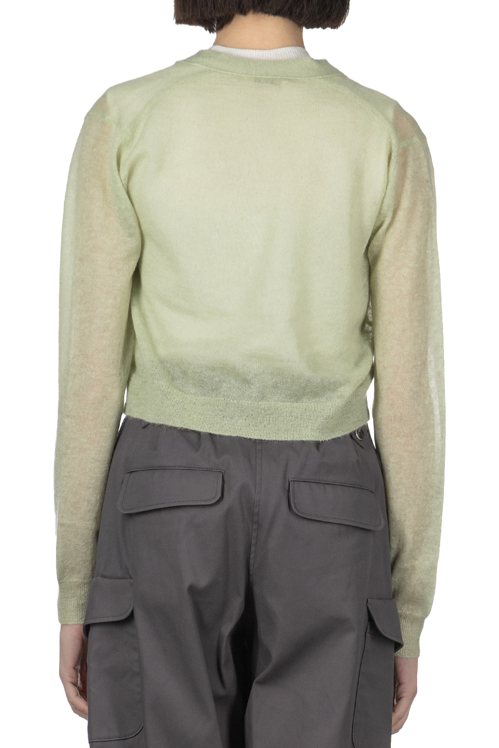 AURALEE - Kid Mohair Sheer Knit Cardigan