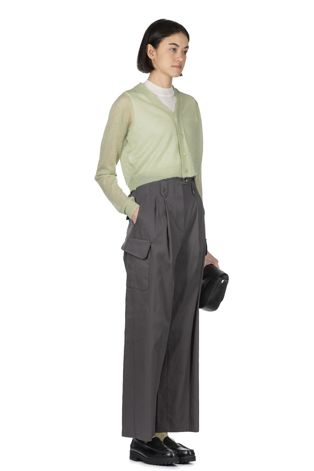 AURALEE - Kid Mohair Sheer Knit Cardigan