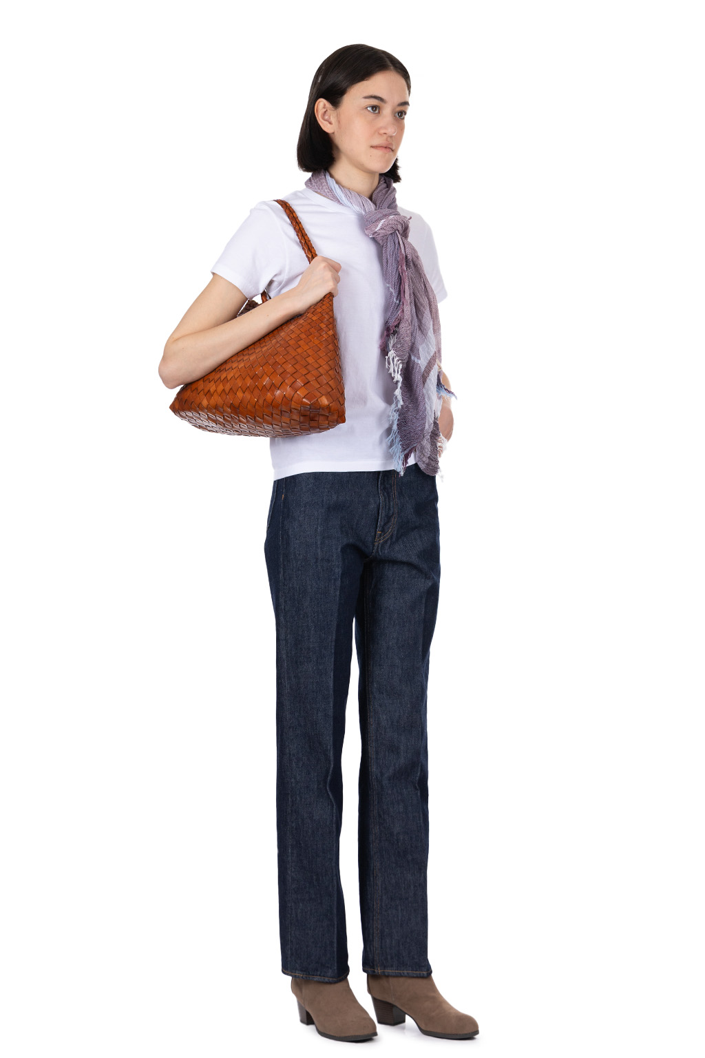 AURALEE - Seamless Crew Neck Tee - White