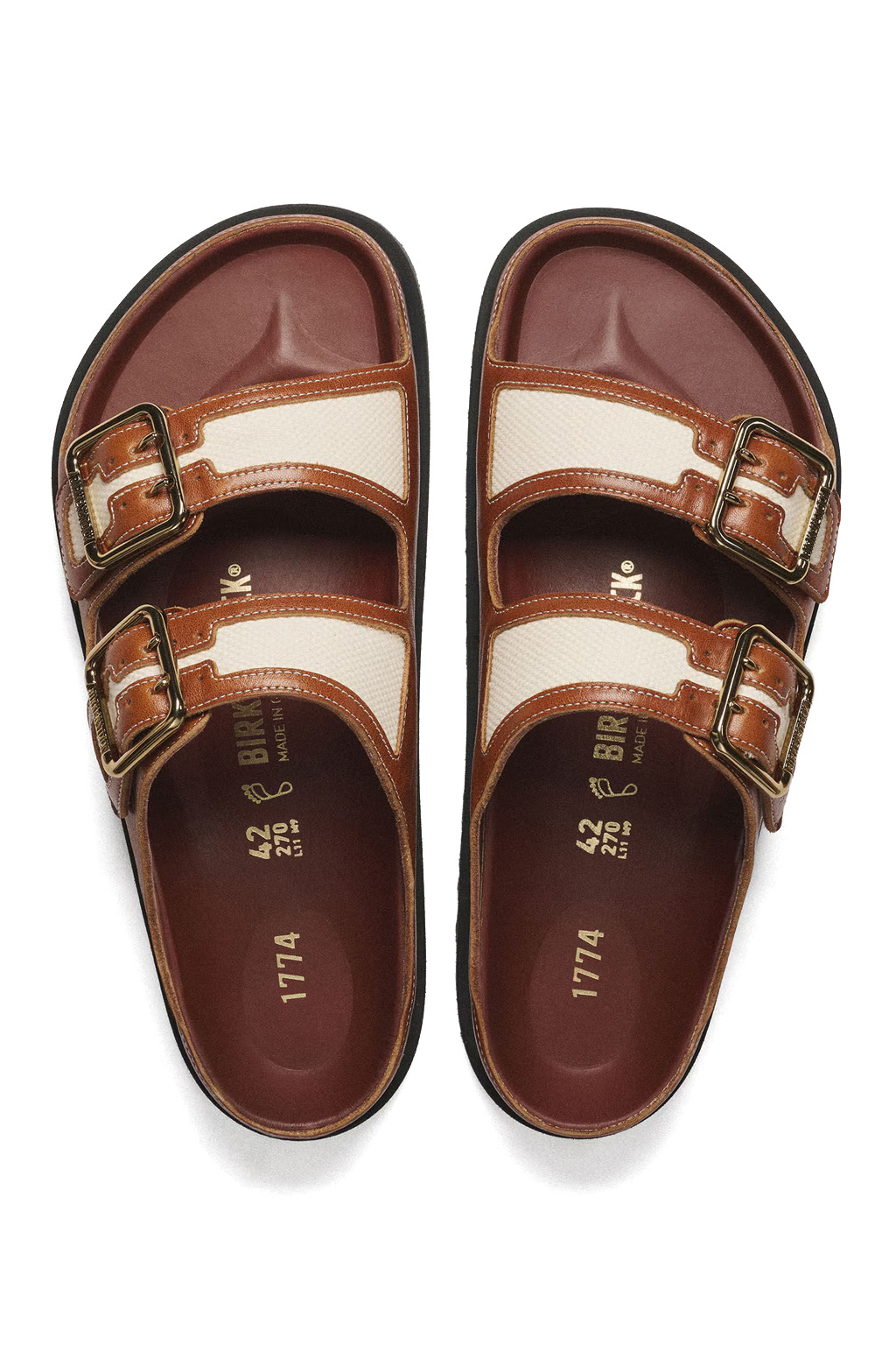 Birkenstock 1774 - 1774 Arizona Canvas - Cinnamon - Regualr