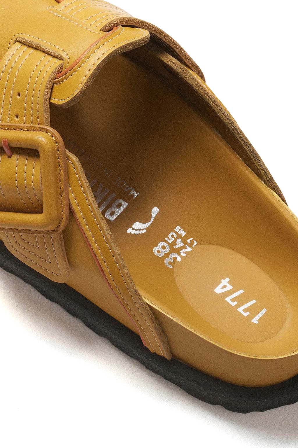 Birkenstock 1774 - 1774 Boston Leather - Mustard Brown - Narrow