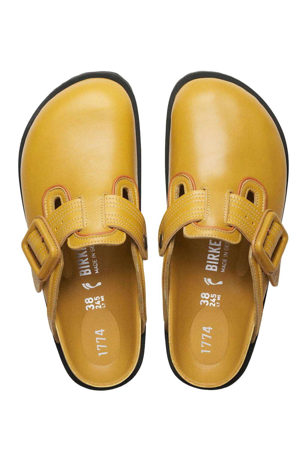 Birkenstock 1774 - 1774 Boston Leather - Mustard Brown - Regular