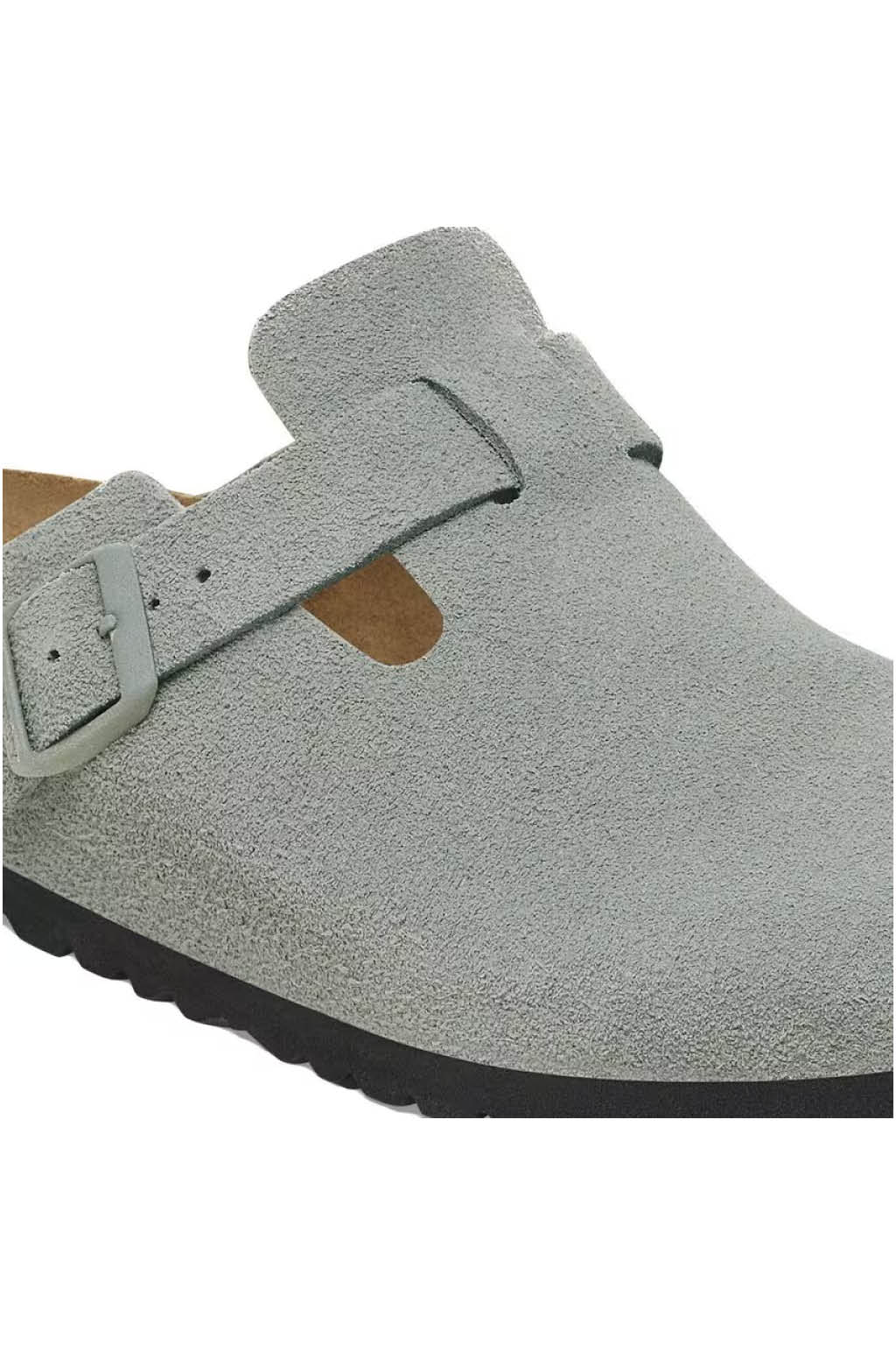 Birkenstock - Boston Soft FootbedSuede Leather - Pure Sage- Narrow