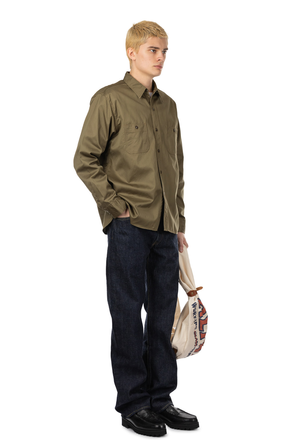 Buzz Rickson's - Herringbone Work Shirt - Olive