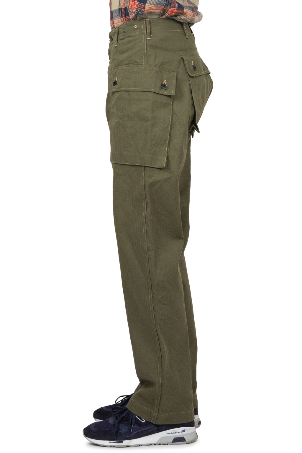 Buzz Rickson's - U.S.Marine Corps M-1944 Herringbone Pants - Olive