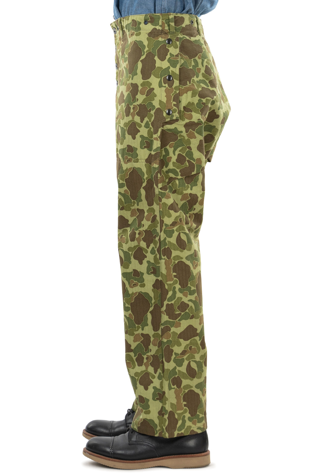 Buzz Rickson's - US Marine Corps Reversible Trousers - Herringbone - Camouflaged P-44