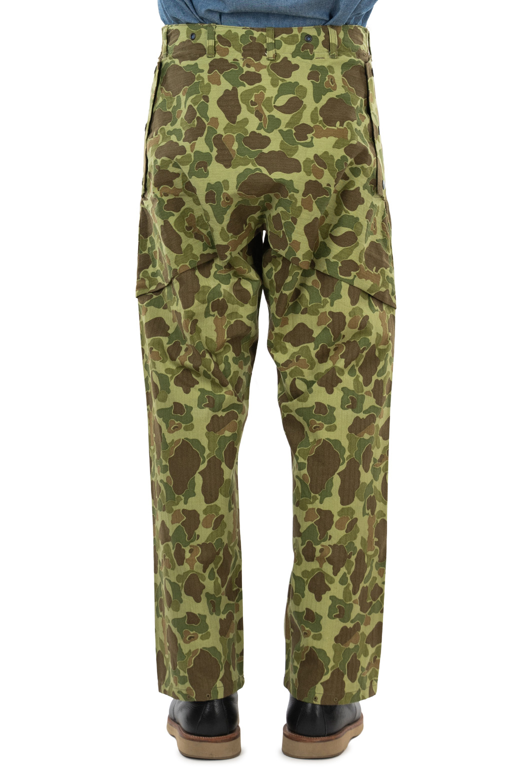 Buzz Rickson's - US Marine Corps Reversible Trousers - Herringbone - Camouflaged P-44