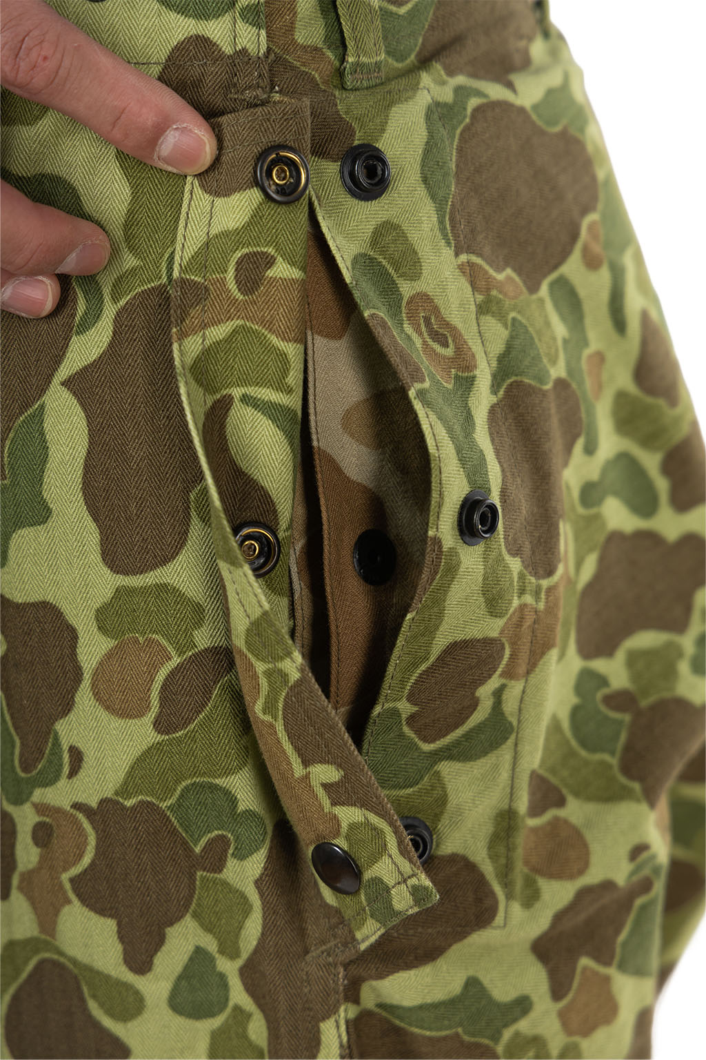 Buzz Rickson's - US Marine Corps Reversible Trousers - Herringbone - Camouflaged P-44