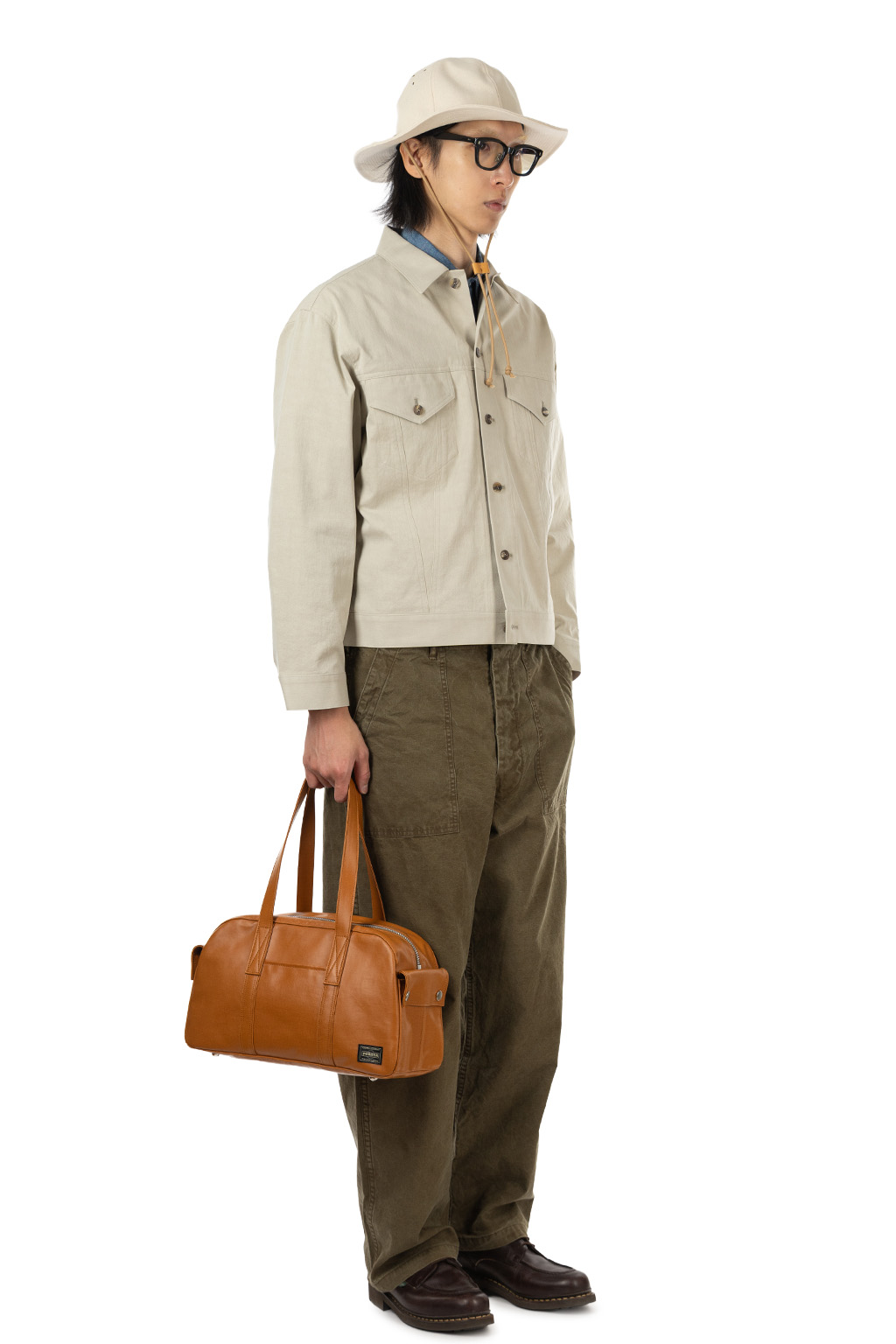CALE - Chino Nidom Finish Shirt - Beige