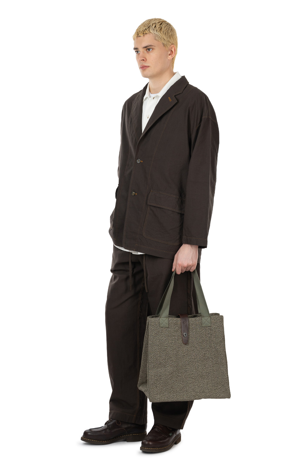 CALE - Khadi Garment-Dyed Cotton Jacket - Sumi Black