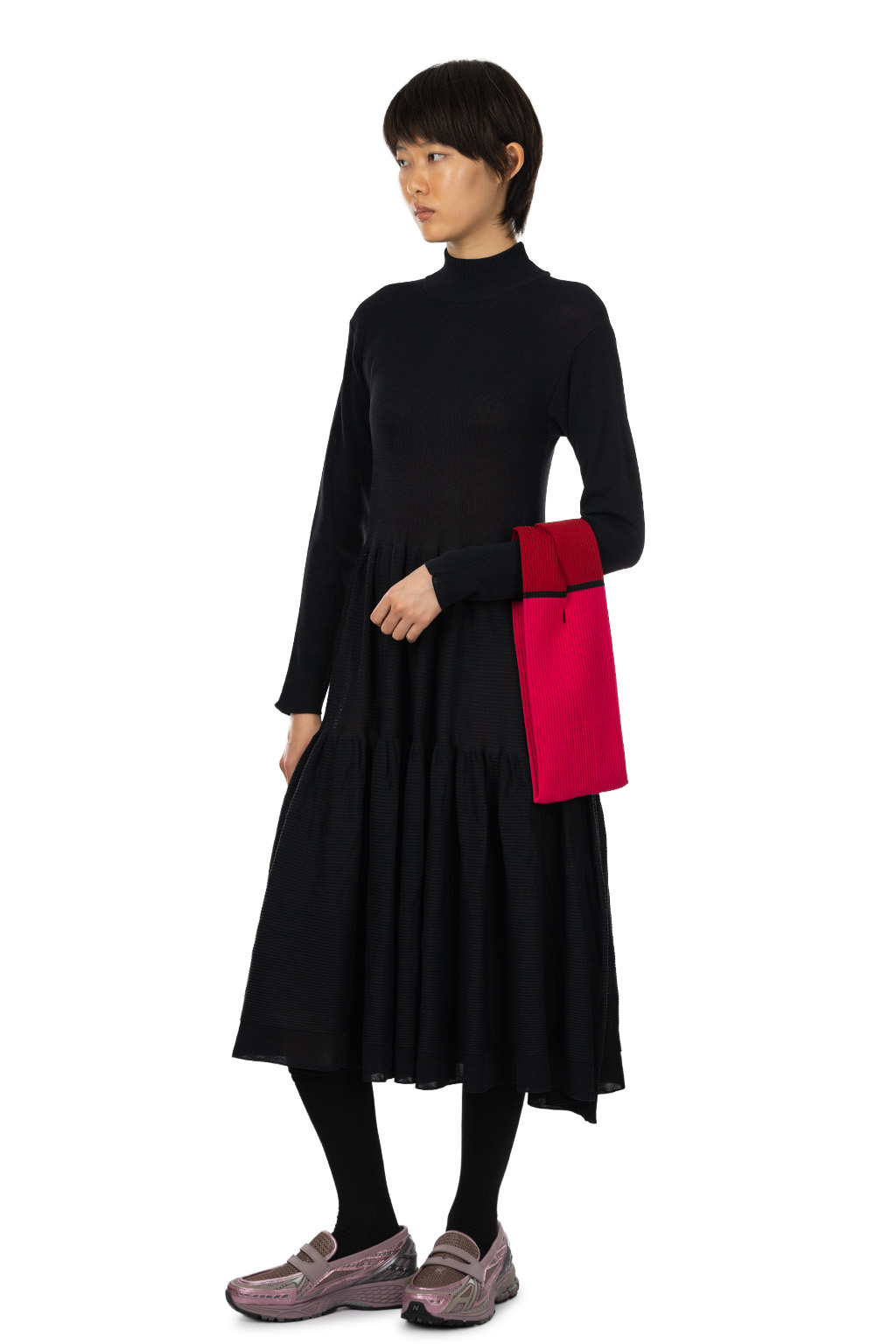 CFCL - Notched Rib Bag - Vivid Pink Multi