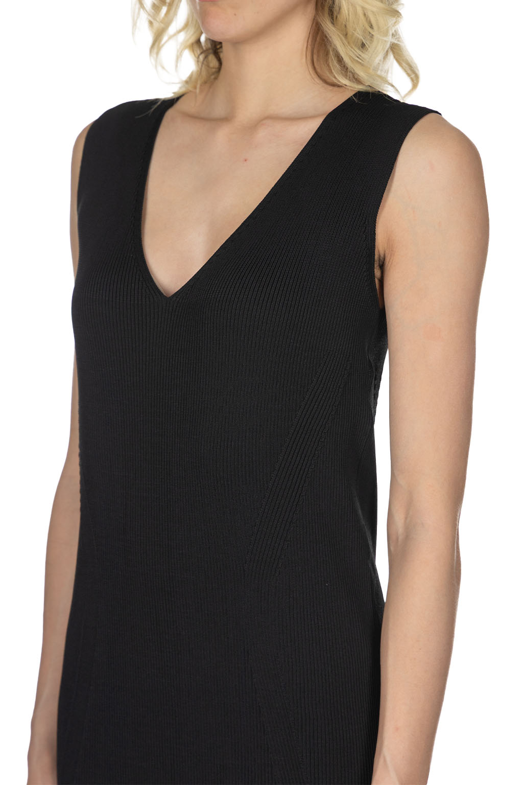 CFCL - Portrait V-Neck Sleeveless Dress