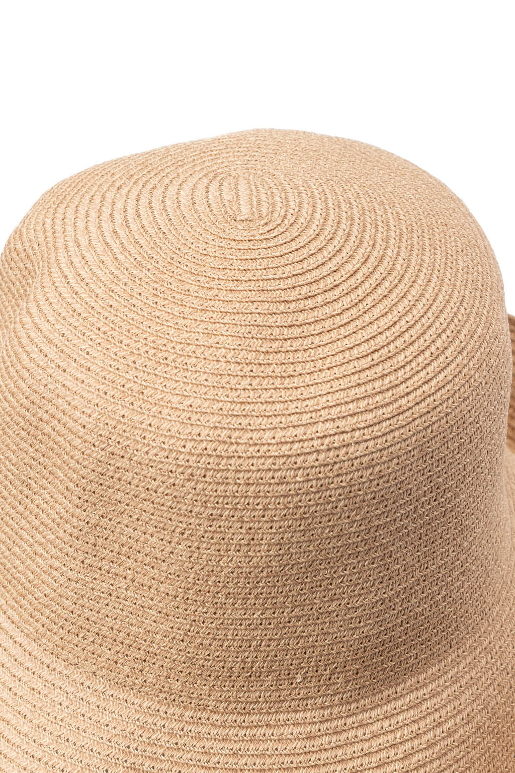 Cableami - Cotton Braid Capeline Wide Brim with Strap - Beige