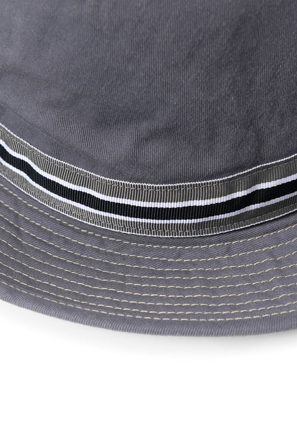 Cableami - Loose Light Chino Pork-Pie Hat - Grey