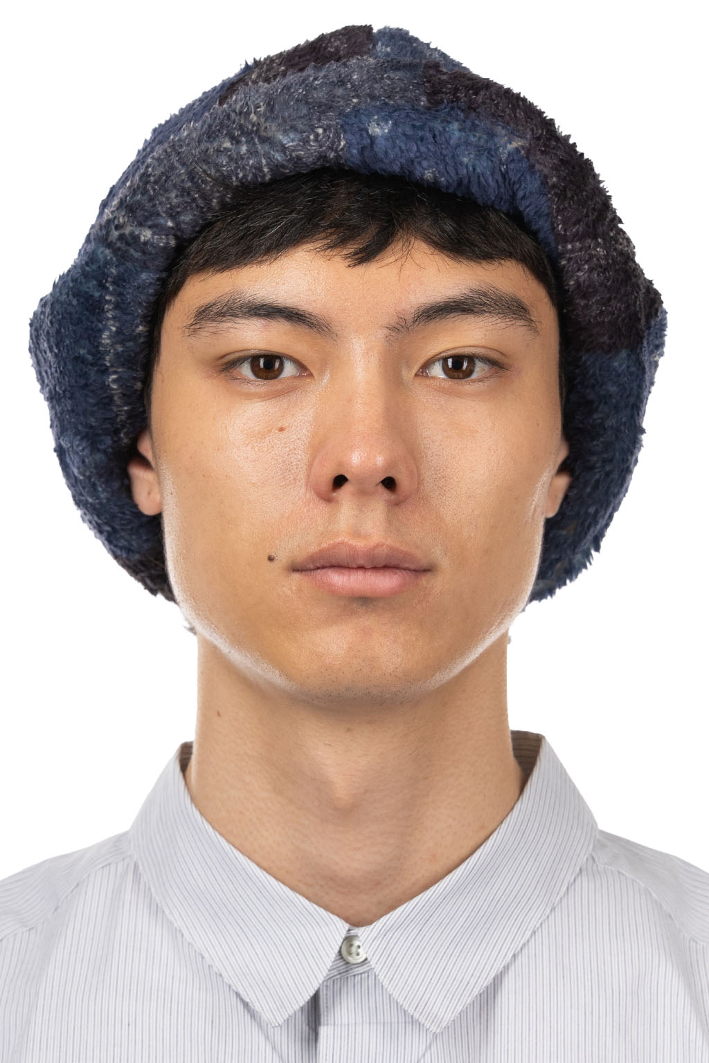 Cableami - Print Fleece Flight Cap Bandana - Navy