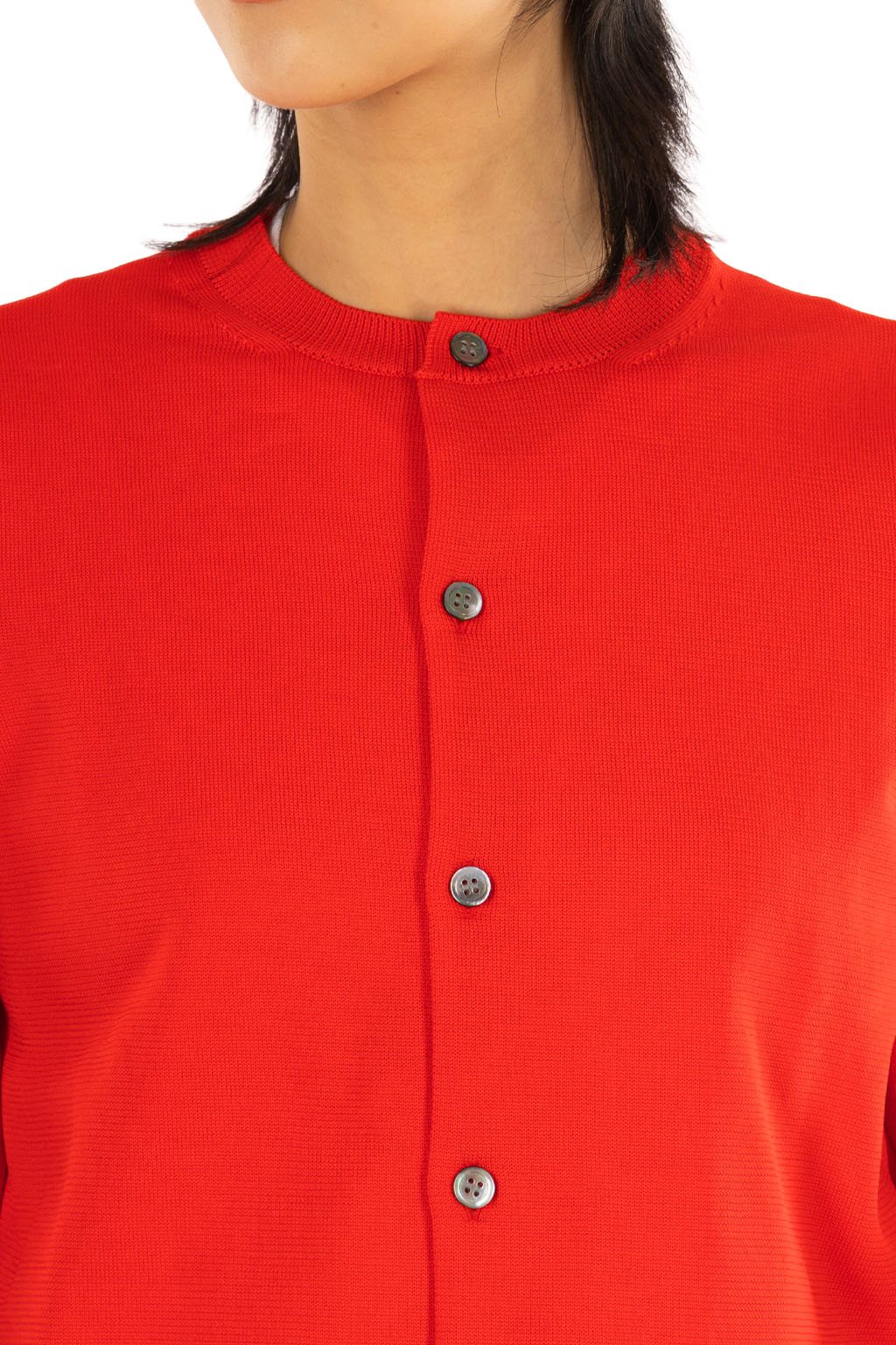 Comme Des Garcons Comme Des Garcons  - Crew Neck Cardigan - Red