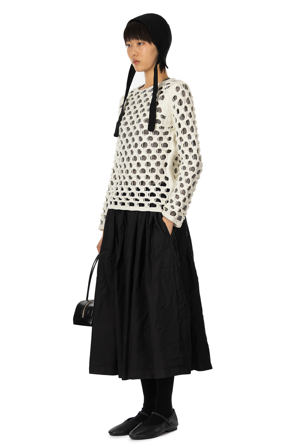 Comme Des Garcons Comme Des Garcons  - Geometric-Pattern Sweater - Off-White