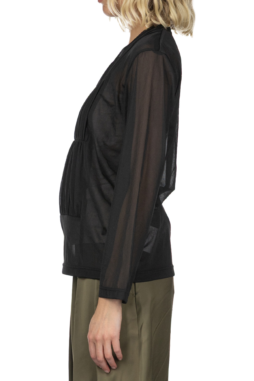 Comme Des Garcons Comme Des Garcons  - Polyester Chiffon Tricot Shirt