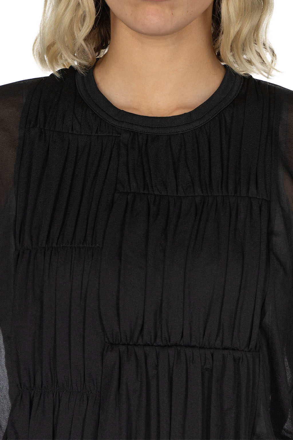 Comme Des Garcons Comme Des Garcons  - Polyester Chiffon Tricot Shirt
