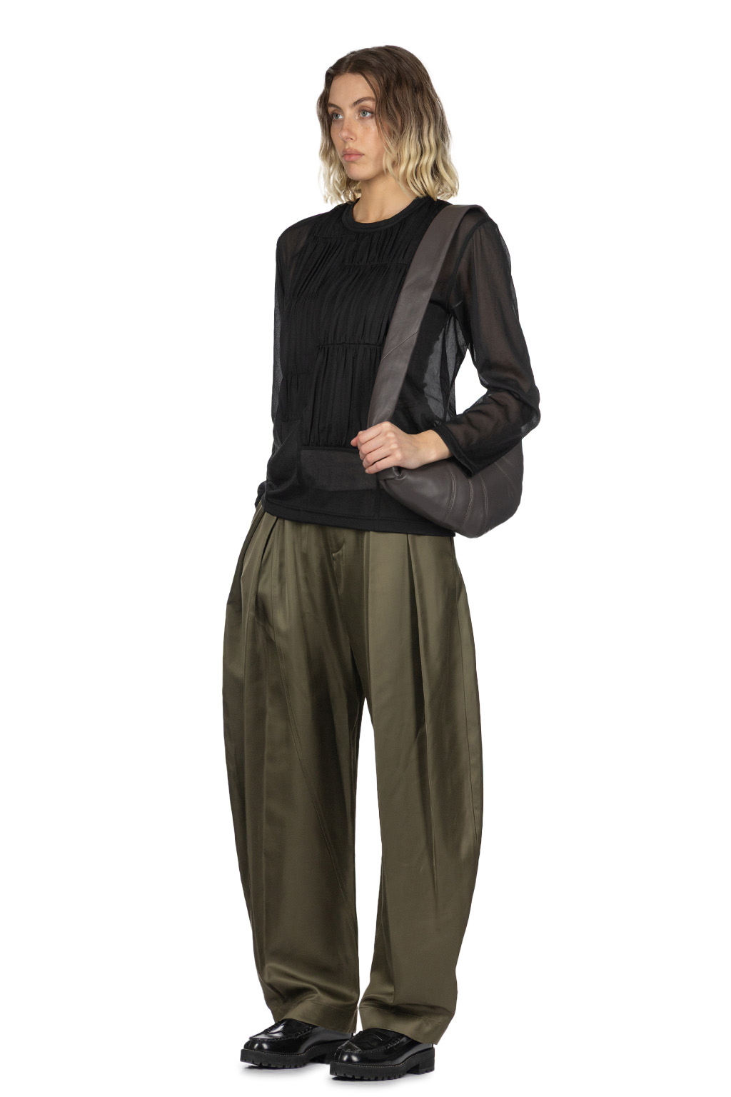 Comme Des Garcons Comme Des Garcons  - Polyester Chiffon Tricot Shirt
