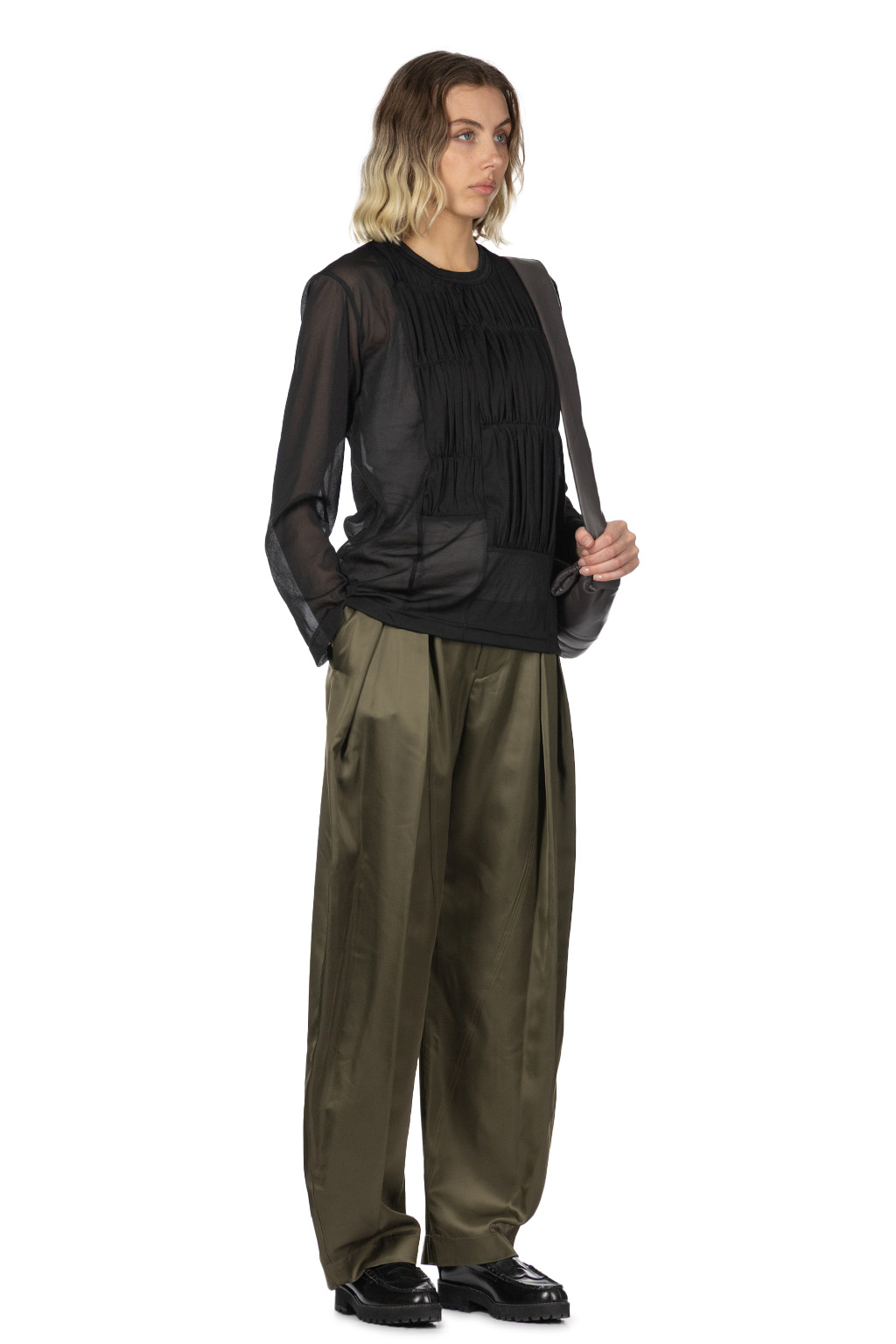 Comme Des Garcons Comme Des Garcons  - Polyester Chiffon Tricot Shirt