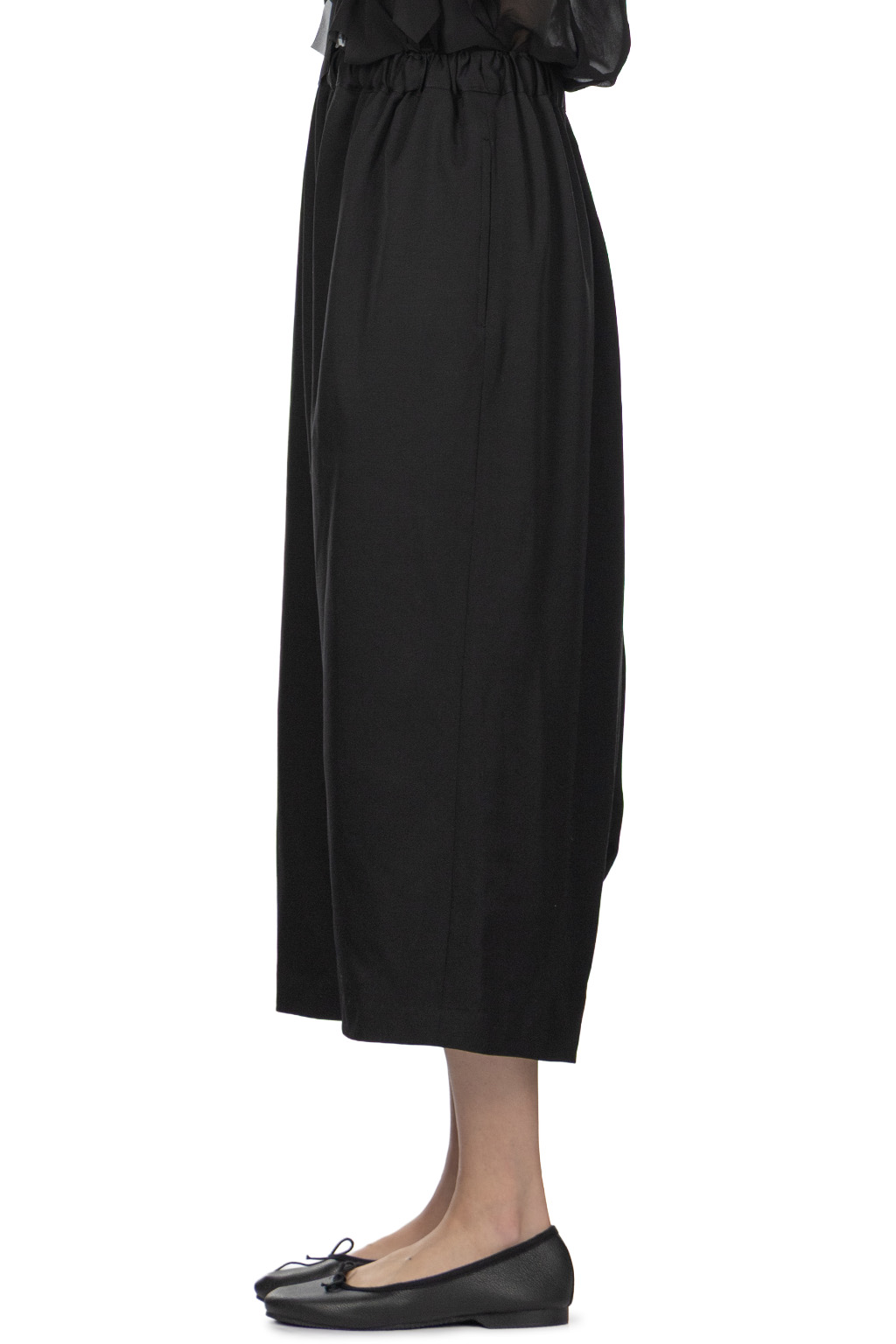 Comme Des Garcons Comme Des Garcons  - Wool Drop Cloth Pants - Black