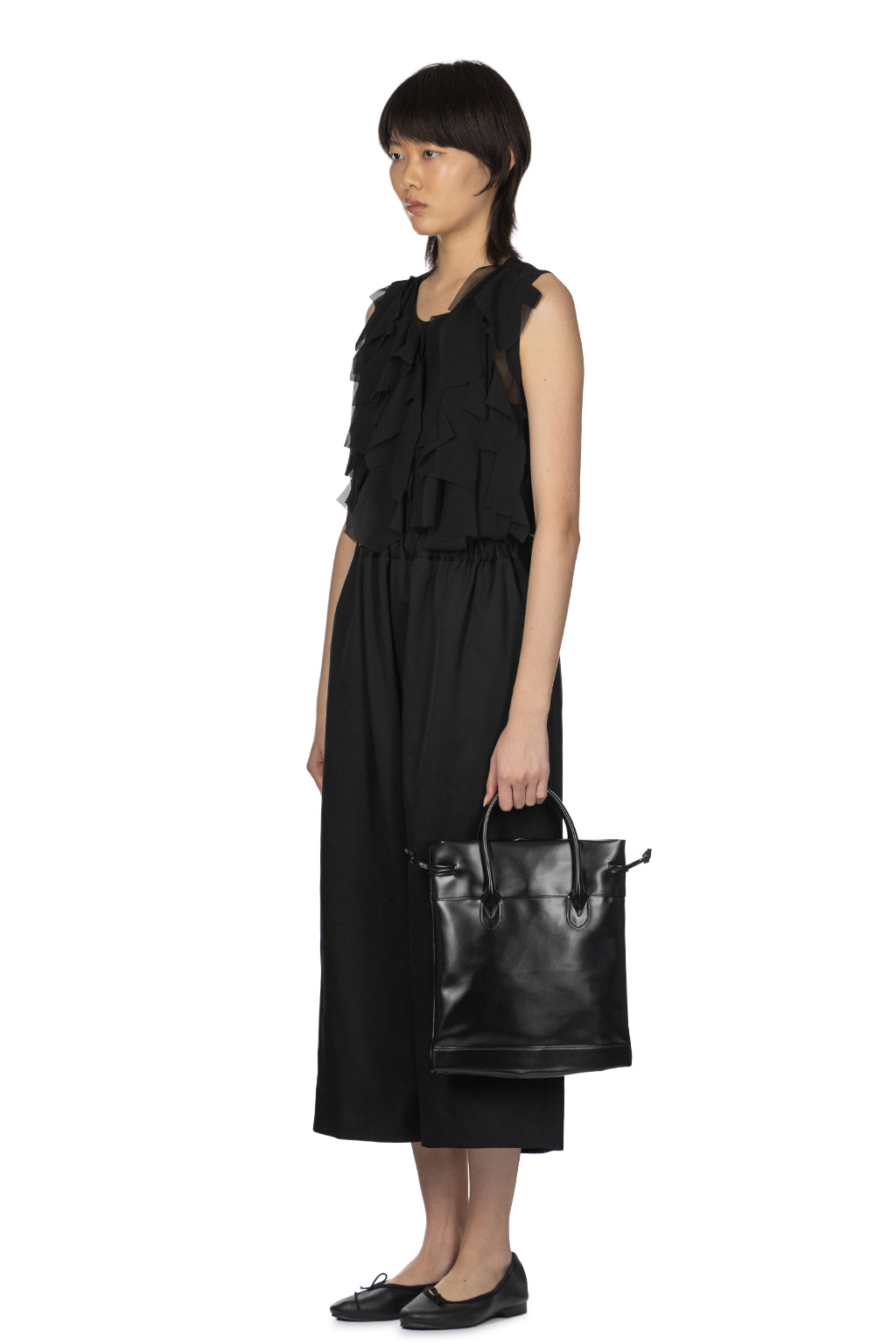 Comme Des Garcons Comme Des Garcons  - Wool Drop Cloth Pants - Black
