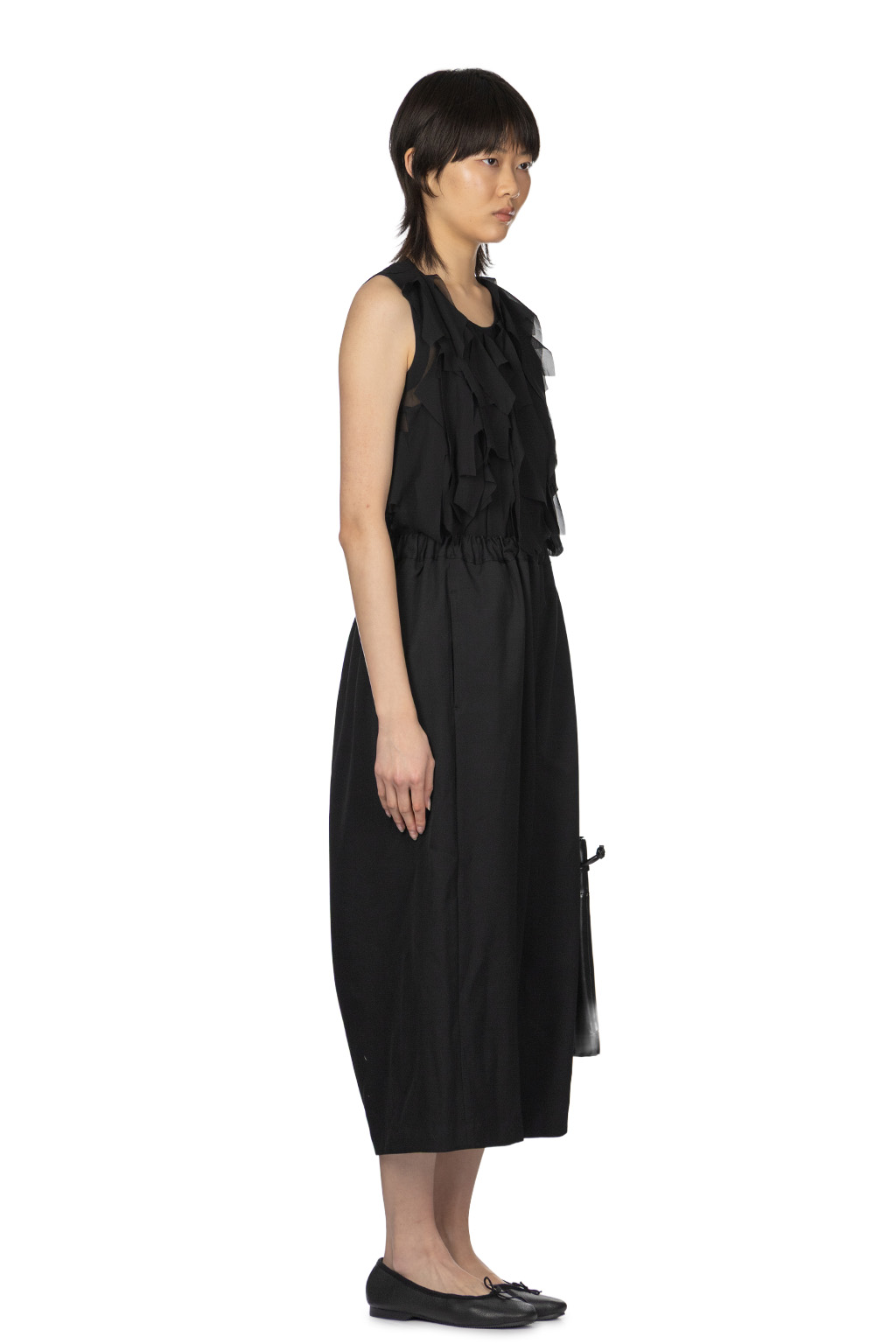 Comme Des Garcons Comme Des Garcons  - Wool Drop Cloth Pants - Black