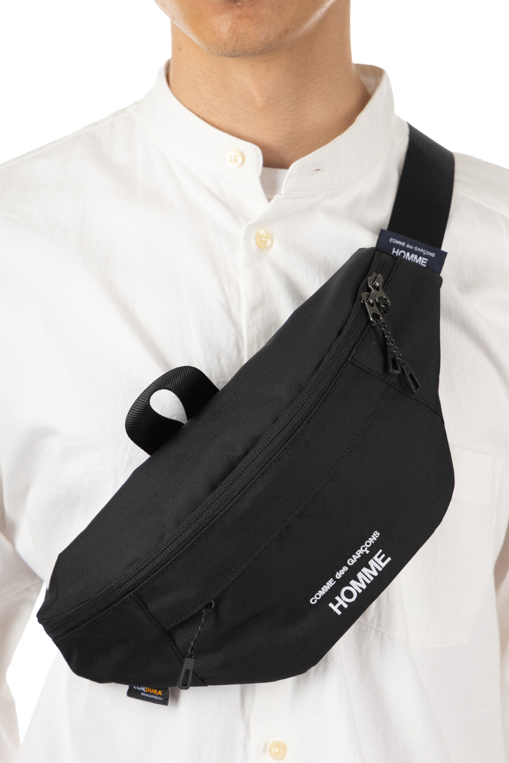 Comme Des Garcons Homme - Poly Cordura Waist Bag - Black