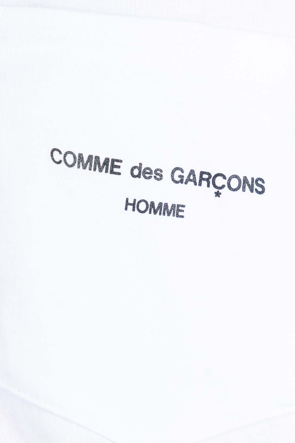 Comme Des Garcons Homme - Cotton Jersey LS T-Shirt - White