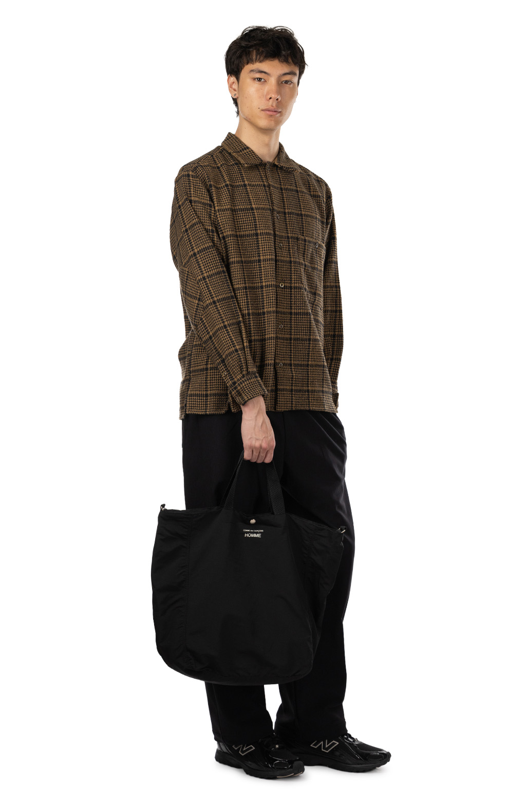 Comme Des Garcons Homme - Cotton Nylon 2Way Bag - Black