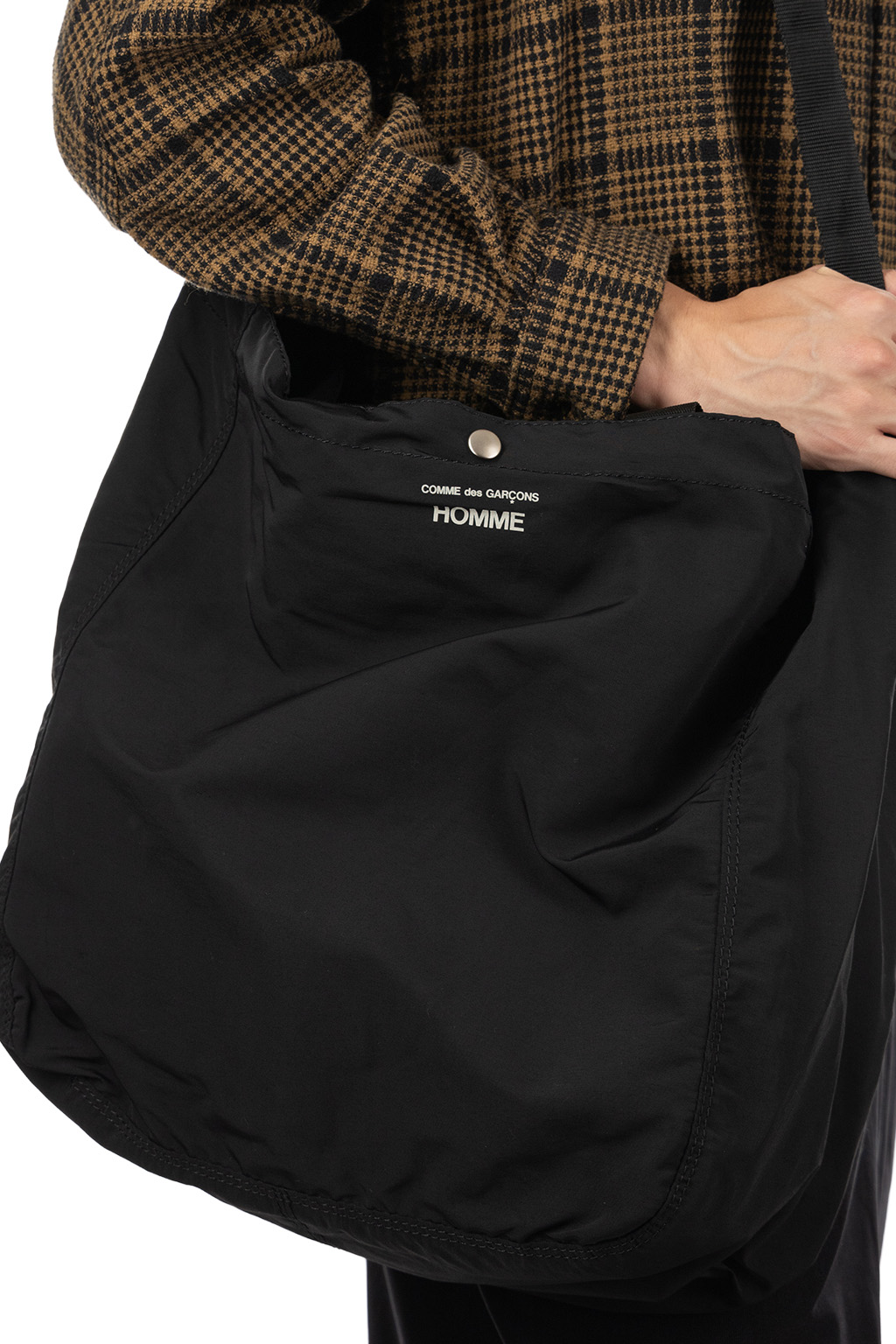 Comme Des Garcons Homme - Cotton Nylon 2Way Bag - Black