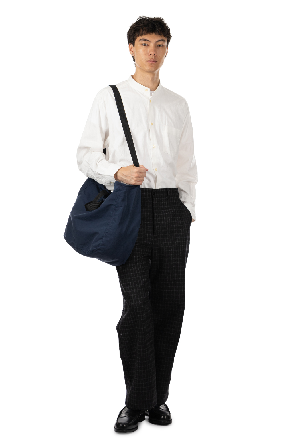 Comme Des Garcons Homme - Cotton Nylon 2Way Bag - Navy