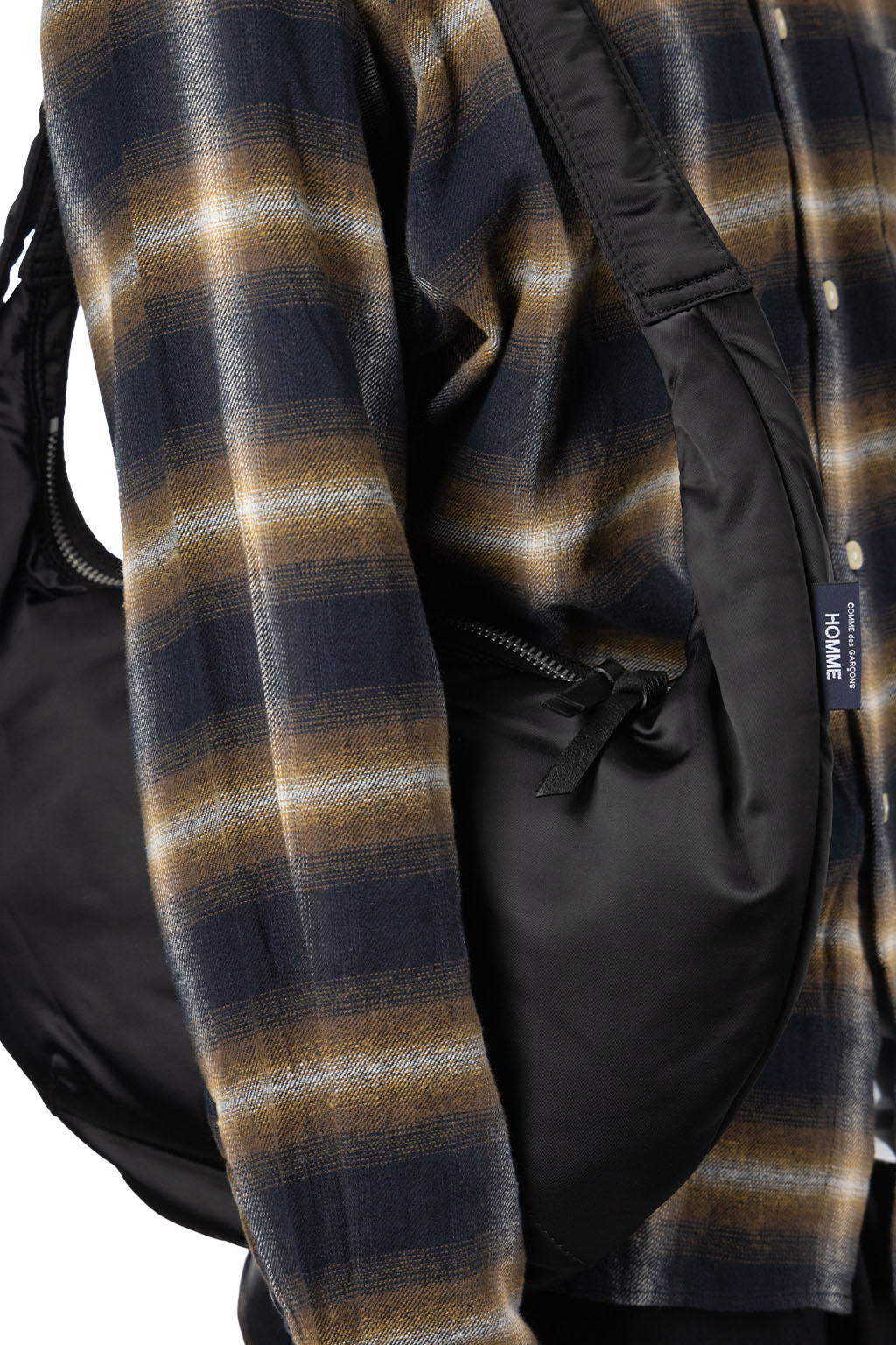 Comme Des Garcons Homme - Cotton Nylon Bag - Black