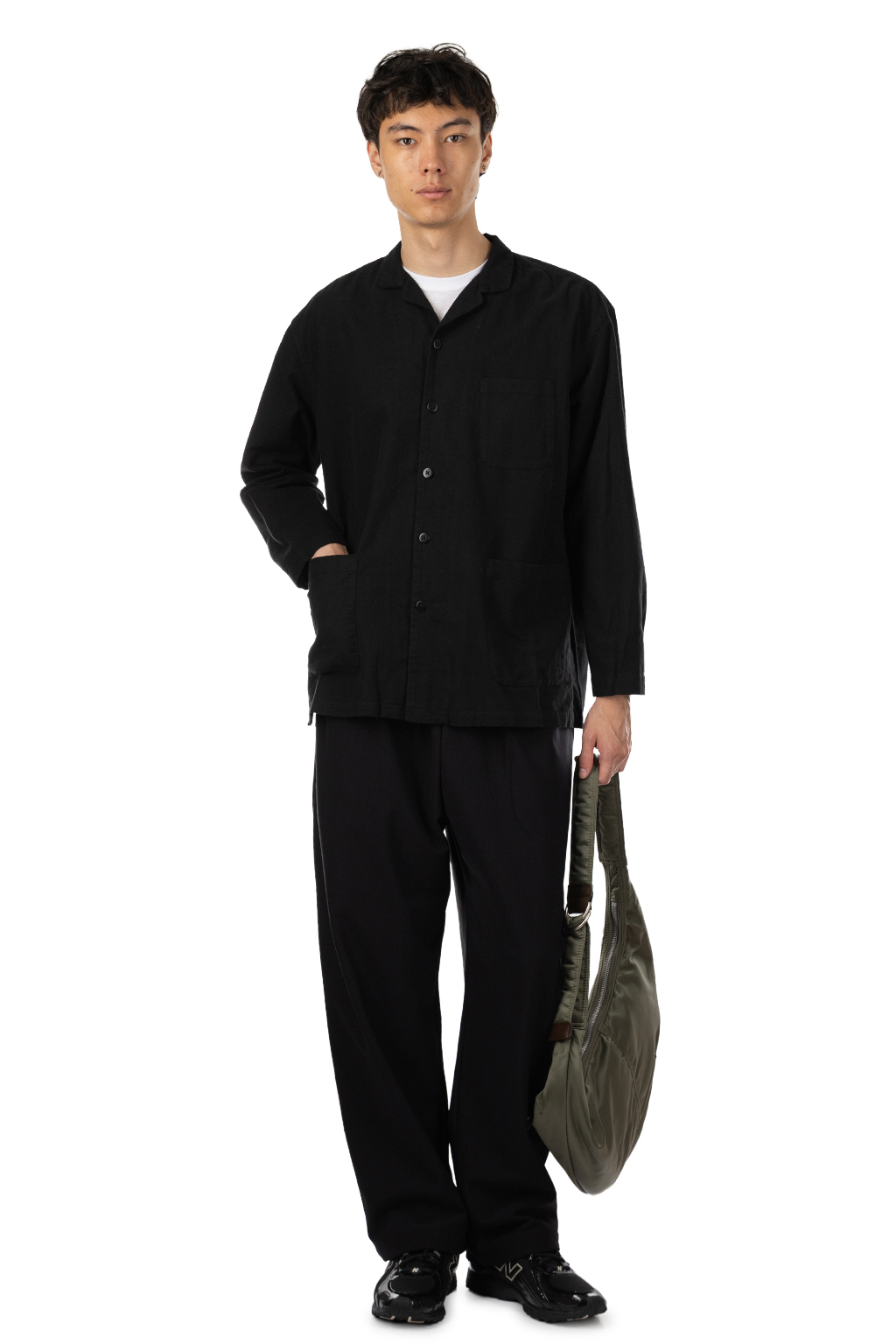 Comme Des Garcons Homme - Cotton Nylon Bag - Khaki