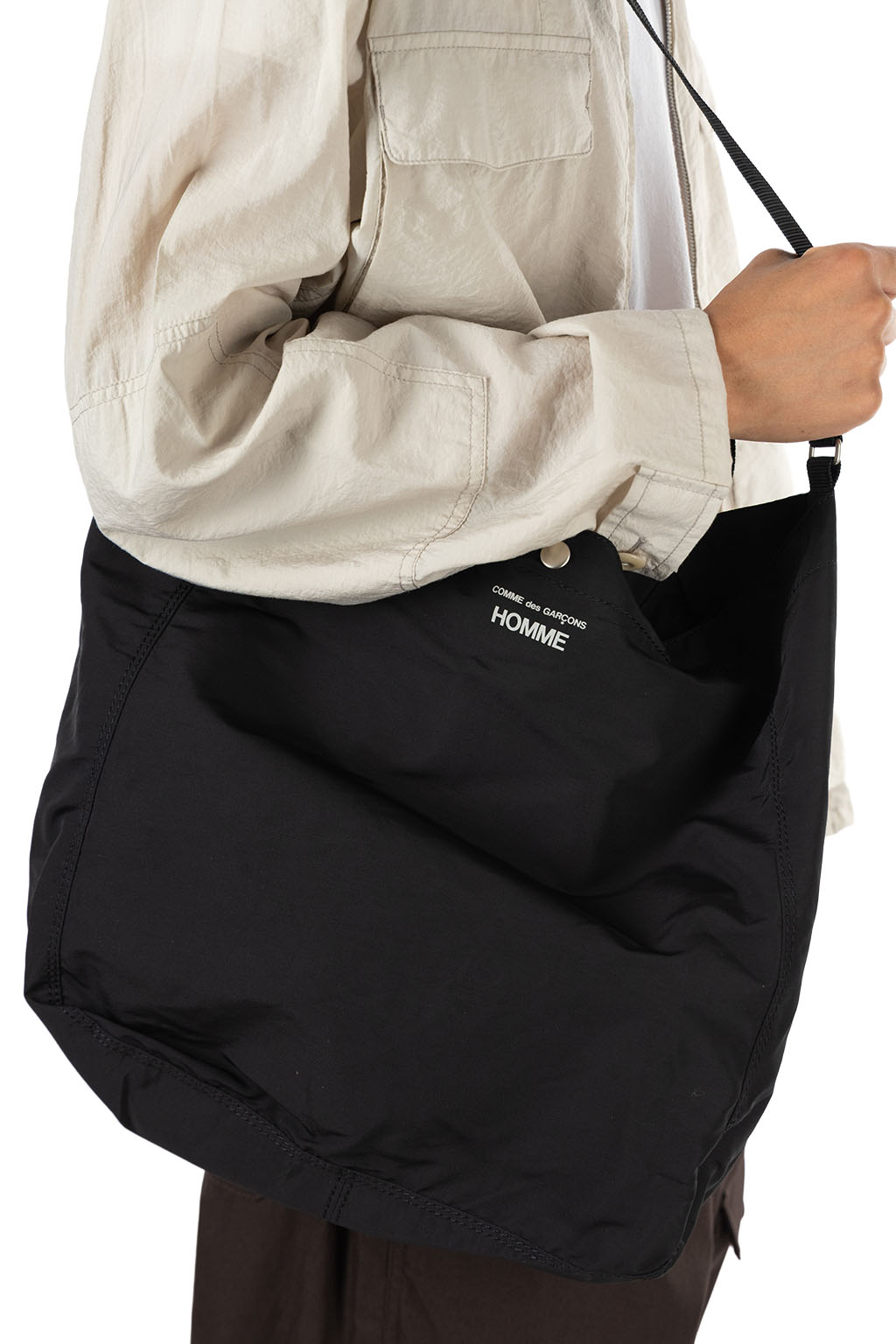 Comme Des Garcons Homme - Cotton Nylon Gro Grain Tote Bag - Black