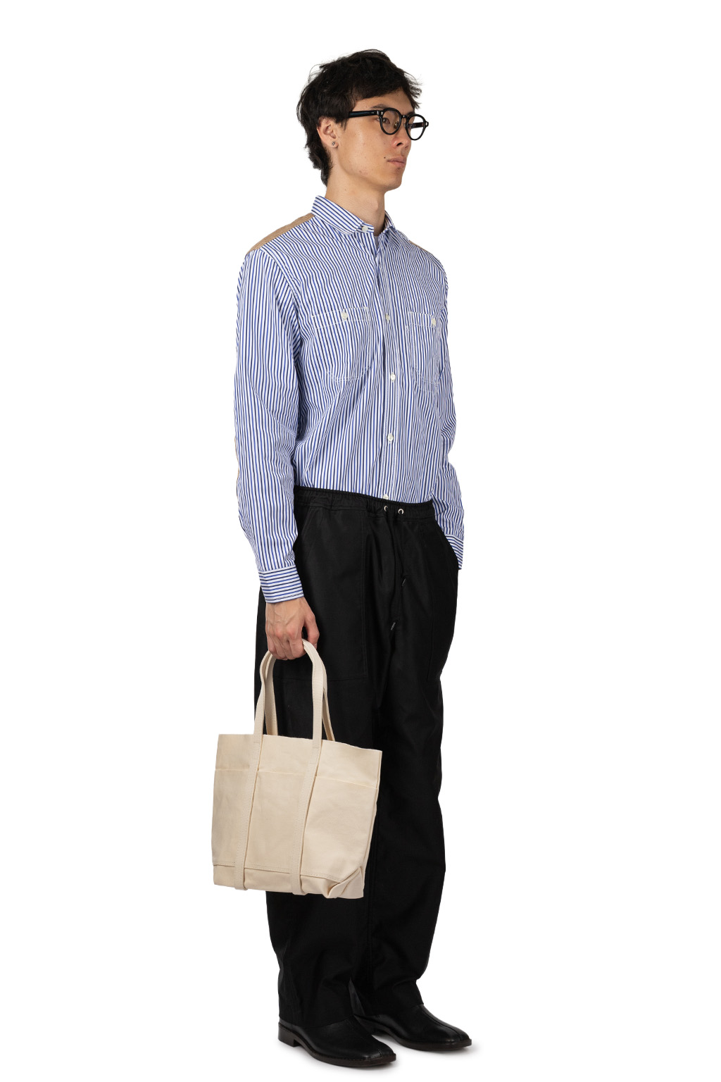 Comme Des Garcons Homme - Cotton Satin Easy Pants - Black