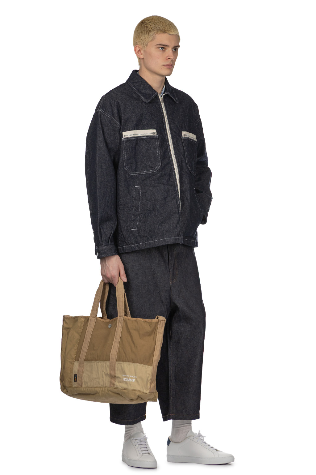 Comme Des Garcons Homme - Men's Denim Jacket - Indigo