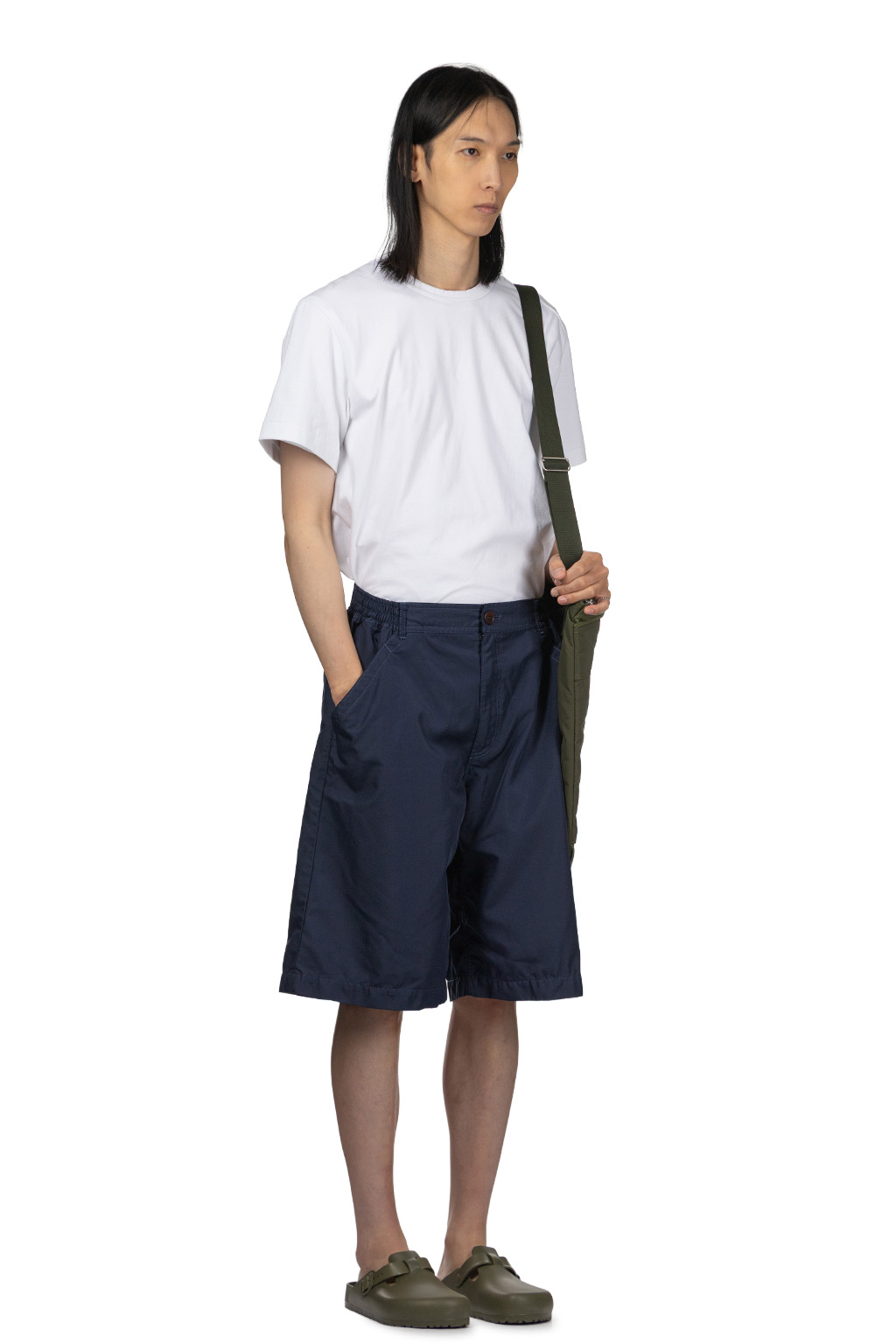 Comme Des Garcons Homme Deux - Denim Style Short - Navy